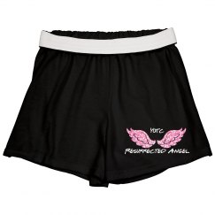 Junior Lady black/ PinkGlitter Resurrected Angel Shorts