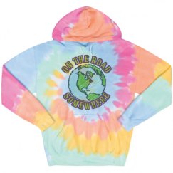 Unisex Tie-Dye Fleece Hoodie