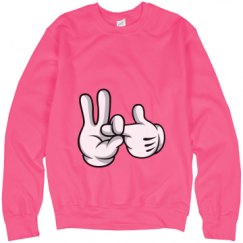 Unisex Neon Crewneck Sweatshirt