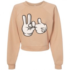 Women's Raglan Pullover Fleece