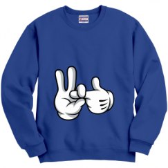 Unisex Film and Foil Crewneck Sweatshirt