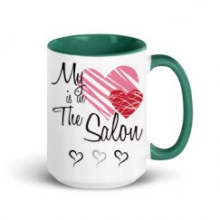 15oz Ceramic Mug with Color Inside