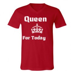 Unisex V-Neck Jersey Tee