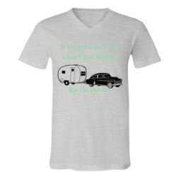 Unisex V-Neck Jersey Tee