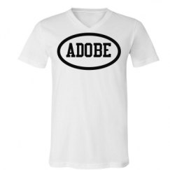 Unisex V-Neck Jersey Tee