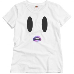 mysterious looking at me