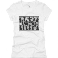 Ladies Slim Fit Basic Promo Jersey Tee