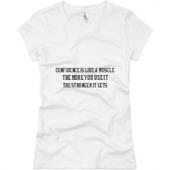 Ladies Slim Fit Basic Promo Jersey Tee