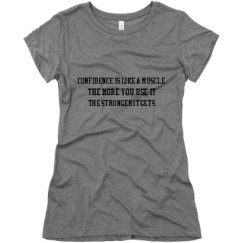 Ladies Slim Fit Super Soft Triblend Tee