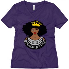 Ladies Relaxed Fit V-Neck Tee