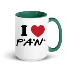 15oz Ceramic Mug with Color Inside