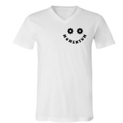 Unisex V-Neck Jersey Tee