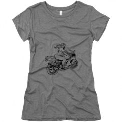 Ladies Slim Fit Super Soft Triblend Tee