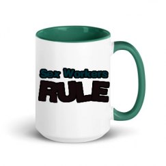 15oz Ceramic Mug with Color Inside