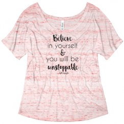 Ladies Flowy Slouchy Tee