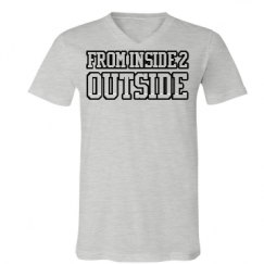 Unisex V-Neck Jersey Tee