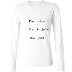 Ladies Relaxed Fit Basic Long Sleeve Tee