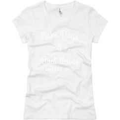 Ladies Slim Fit Basic Promo Jersey Tee