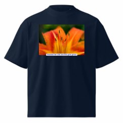 Unisex Organic Oversized High Neck T-Shirt