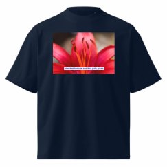 Unisex Organic Oversized High Neck T-Shirt