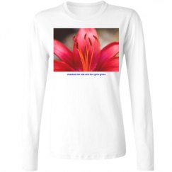 Ladies Relaxed Fit Basic Long Sleeve Tee