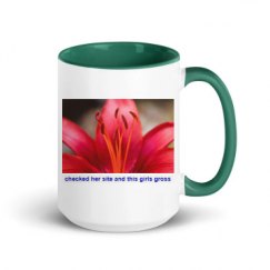 15oz Ceramic Mug with Color Inside