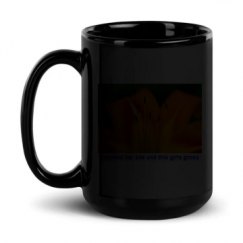 15oz Black Glossy Mug