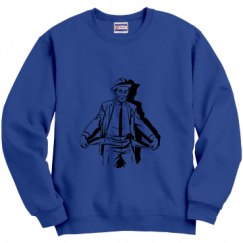 Unisex Film and Foil Crewneck Sweatshirt