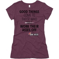 Ladies Slim Fit Super Soft Triblend Tee