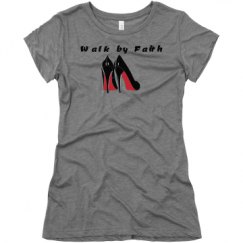 Ladies Slim Fit Super Soft Triblend Tee