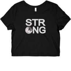 Ladies Slim Fit Crop Top Tee