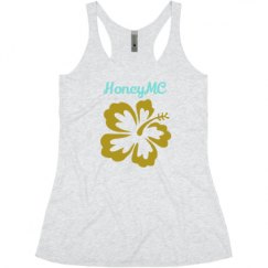 Ladies Slim Fit Super Soft Racerback Triblend Tank