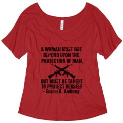 Ladies Flowy Slouchy Tee