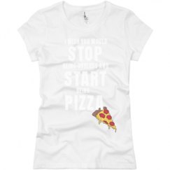 Ladies Slim Fit Basic Promo Jersey Tee