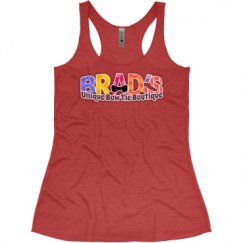 Ladies Slim Fit Super Soft Racerback Triblend Tank