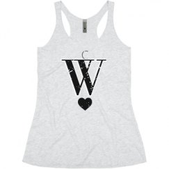 Ladies Slim Fit Super Soft Racerback Triblend Tank