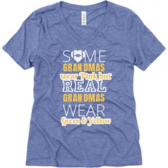 Ladies Relaxed Fit Super Soft Triblend V-Neck Tee