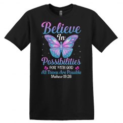 Butterfly Lover Gifts With God All Things Are Possible 