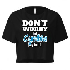 Ladies Festival Cali Crop Top Tee