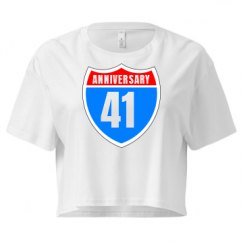 Ladies Festival Cali Crop Top Tee