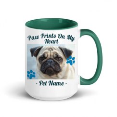 15oz Ceramic Mug with Color Inside