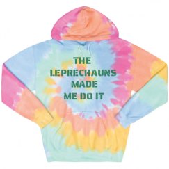 Unisex Tie-Dye Fleece Hoodie