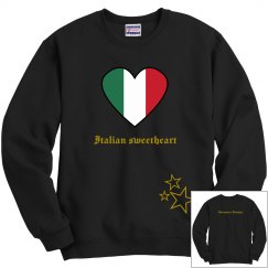 Italian sweetheart sweatshirt