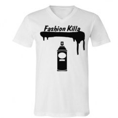 Unisex V-Neck Jersey Tee