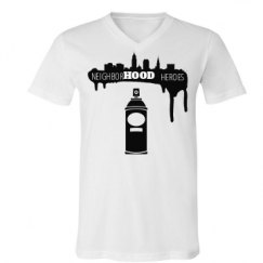 Unisex V-Neck Jersey Tee