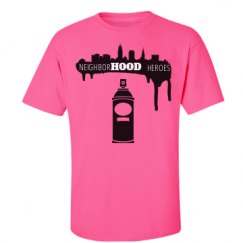 Unisex Ultra Cotton Safety Neon Crewneck Tee