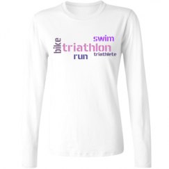 Ladies Relaxed Fit Basic Long Sleeve Tee