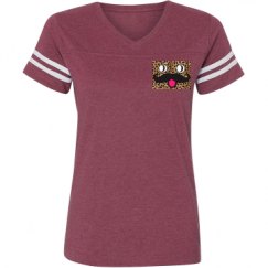 Ladies Relaxed Fit Vintage Sports Tee