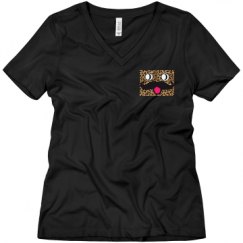 Ladies Relaxed Fit V-Neck Tee