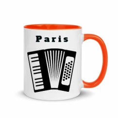 11oz Ceramic Mug with Color Inside